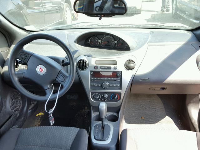 1G8AN15F87Z105717 - 2007 SATURN ION LEVEL RED photo 9