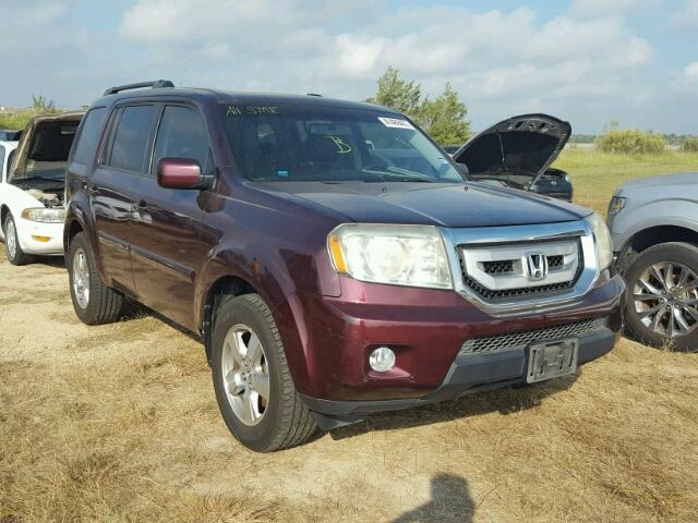 5FNYF38539B018705 - 2009 HONDA PILOT EXL PURPLE photo 1