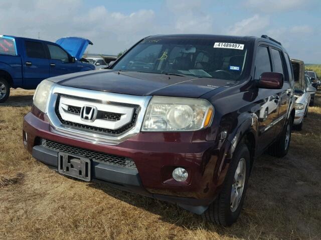 5FNYF38539B018705 - 2009 HONDA PILOT EXL PURPLE photo 2