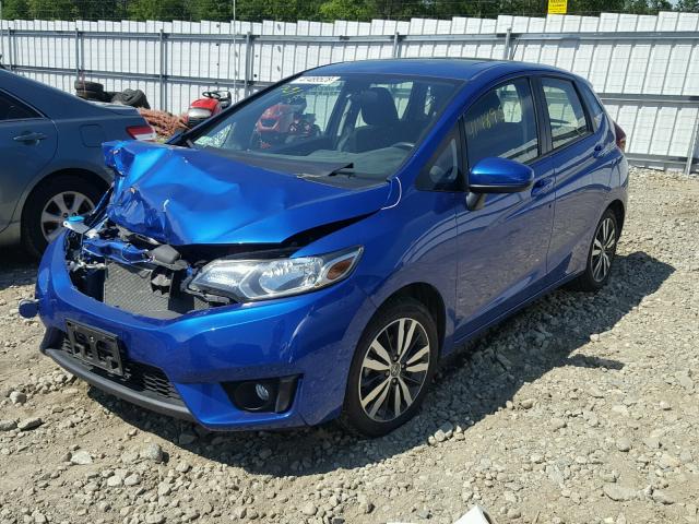 JHMGK5H71GX032866 - 2016 HONDA FIT EX BLUE photo 2