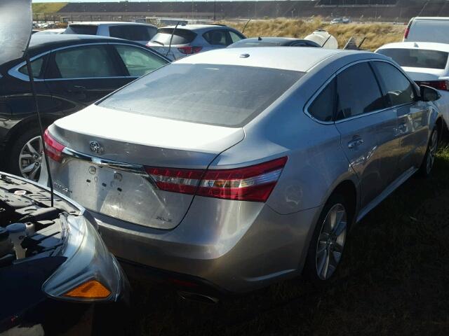 4T1BK1EBXFU178210 - 2015 TOYOTA AVALON XLE SILVER photo 4