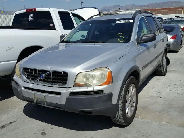 YV1CZ91H041131936 - 2004 VOLVO XC90 SILVER photo 2