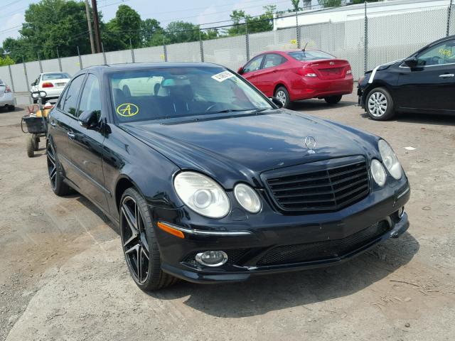 WDBUF72X37B110167 - 2007 MERCEDES-BENZ E 550 BLACK photo 1