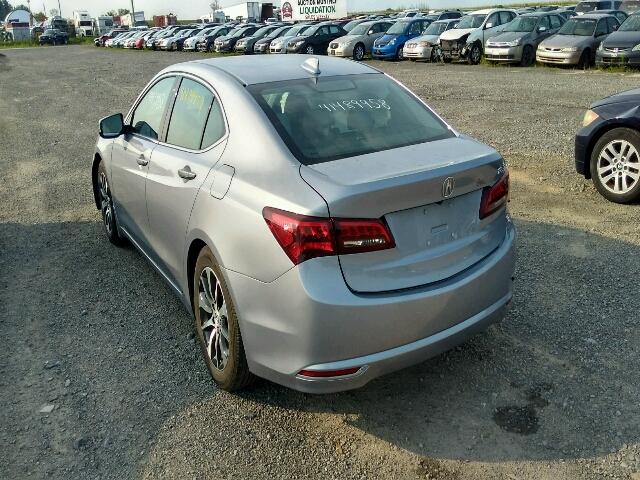 19UUB1F59FA801583 - 2015 ACURA TLX TECH SILVER photo 3