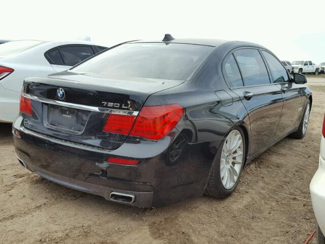 WBAKB8C56BCY66065 - 2011 BMW 750LI BLACK photo 4