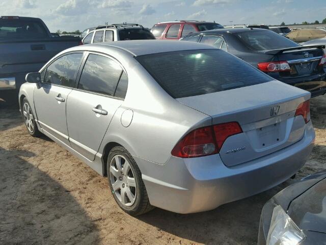 2HGFA16557H312693 - 2007 HONDA CIVIC LX SILVER photo 3