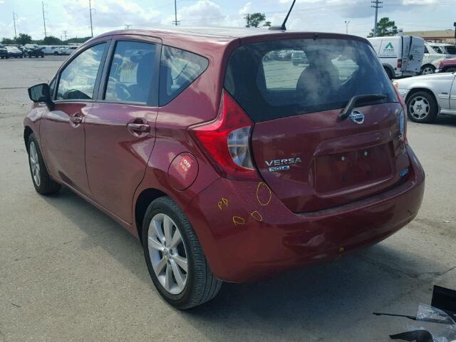 3N1CE2CP3GL389266 - 2016 NISSAN VERSA NOTE RED photo 3