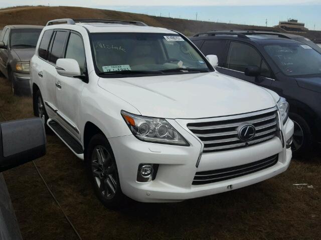 JTJHY7AX4F4170313 - 2015 LEXUS LX 570 WHITE photo 1