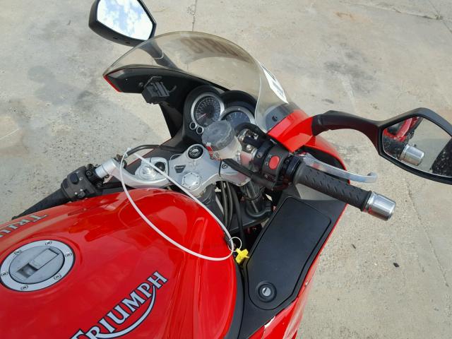 SMT600PK07J311354 - 2007 TRIUMPH MOTORCYCLE SPRINT ST RED photo 5