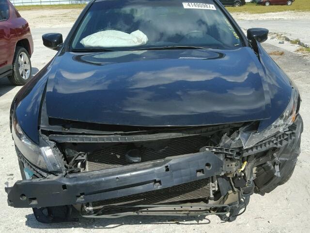 1HGCS22849A009816 - 2009 HONDA ACCORD EXL BLACK photo 9