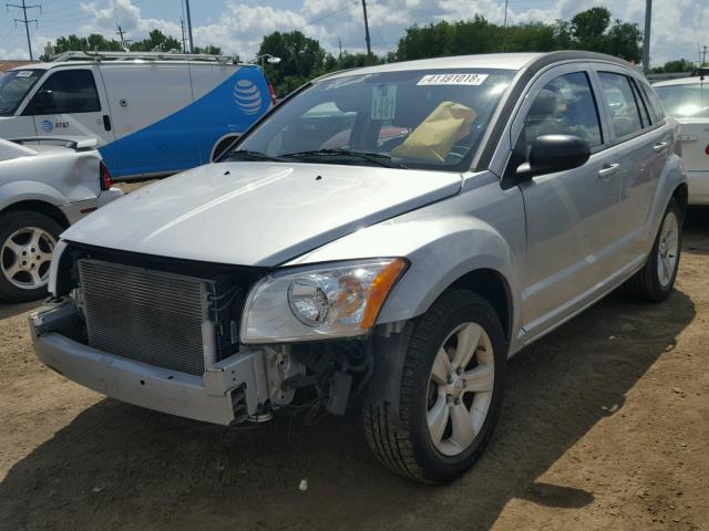 1B3CB3HA5BD172172 - 2011 DODGE CALIBER MA SILVER photo 2