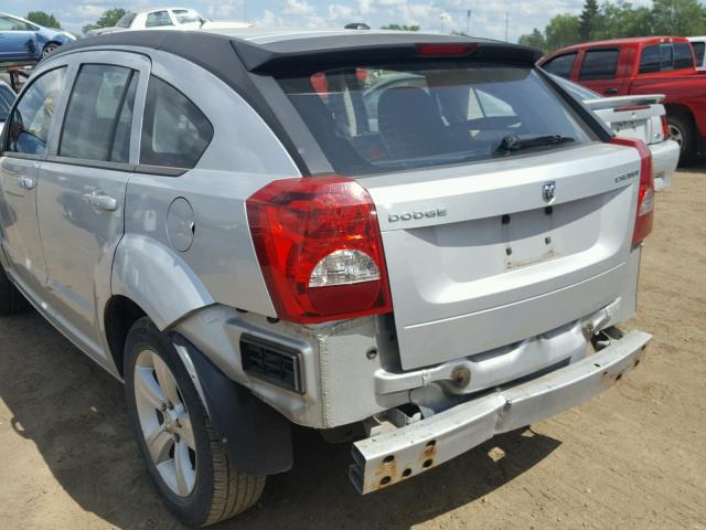 1B3CB3HA5BD172172 - 2011 DODGE CALIBER MA SILVER photo 9