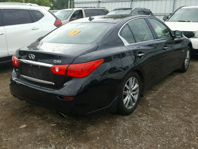 JN1EV7AR9GM343246 - 2016 INFINITI Q50 PREMIU BLACK photo 4