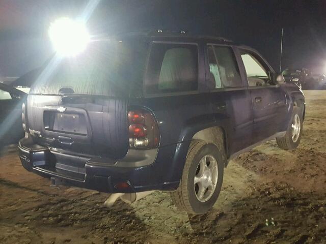 1GNDS13SX72202221 - 2007 CHEVROLET TRAILBLAZE BLUE photo 4