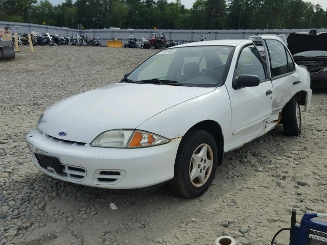 1G1JC524027451960 - 2002 CHEVROLET CAVALIER B WHITE photo 2