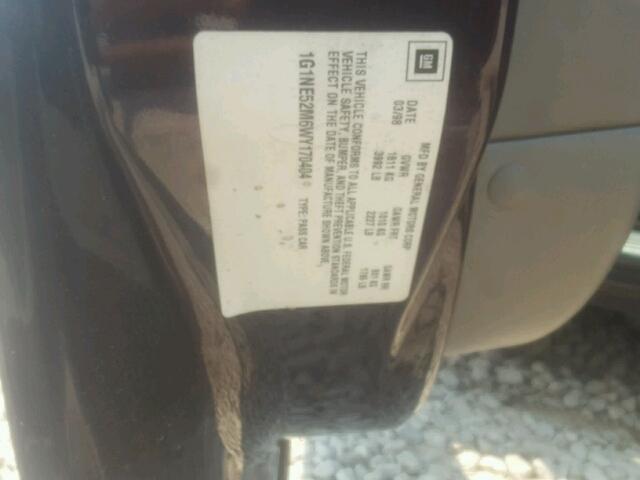 1G1NE52M6WY170404 - 1998 CHEVROLET MALIBU LS PURPLE photo 10