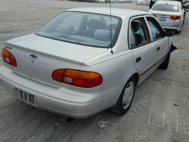 1Y1SK528X2Z406249 - 2002 CHEVROLET GEO PRIZM 灰色 照片 4