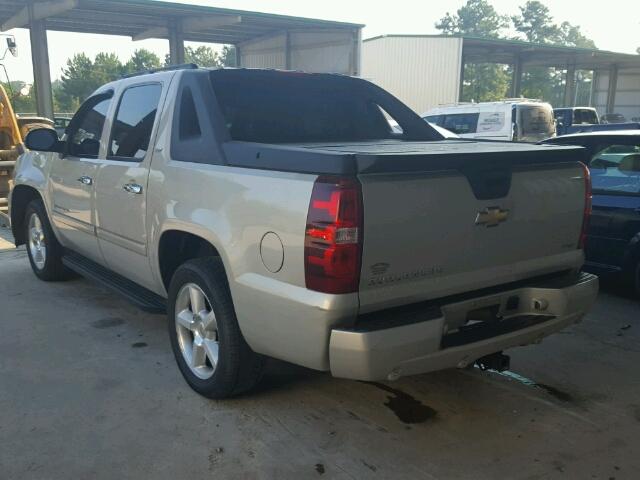 3GNFK12327G305918 - 2007 CHEVROLET AVALANCHE TAN photo 3