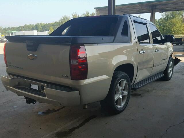 3GNFK12327G305918 - 2007 CHEVROLET AVALANCHE TAN photo 4