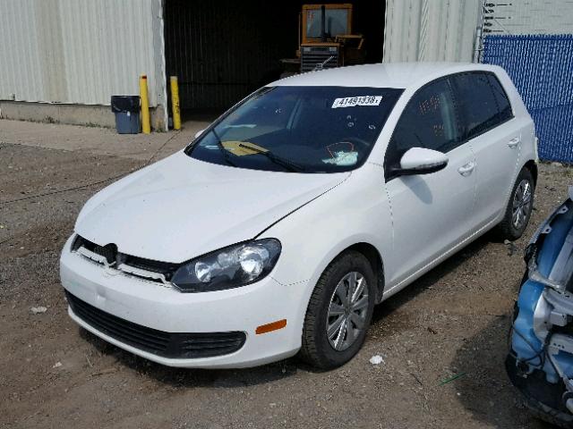 WVWDA7AJ8CW045610 - 2012 VOLKSWAGEN GOLF WHITE photo 2