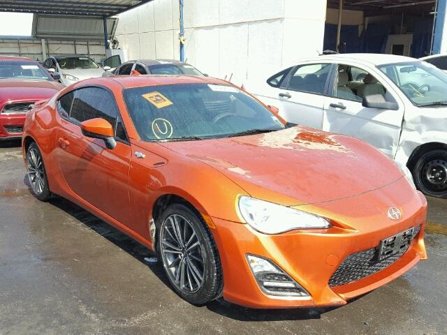 JF1ZNAA12F8710829 - 2015 TOYOTA SCION FR-S ORANGE photo 1