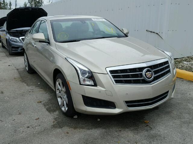 1G6AB5R39E0122469 - 2014 CADILLAC ATS LUXURY GOLD photo 1