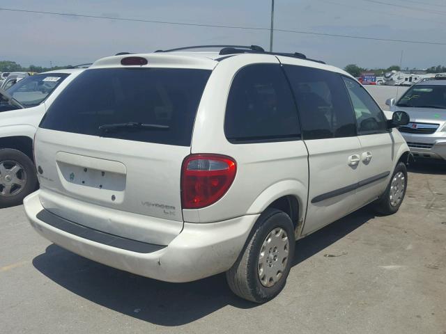 1C4GJ453X3B115977 - 2003 CHRYSLER VOYAGER LX WHITE photo 4