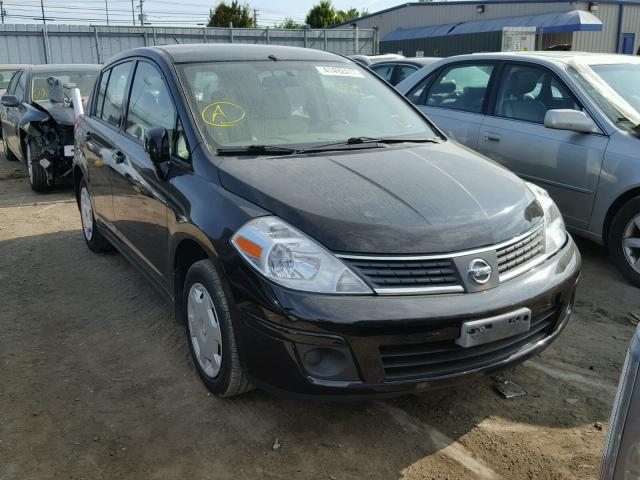 3N1BC13E19L361947 - 2009 NISSAN VERSA S BLACK photo 1