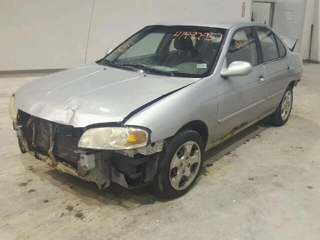 3N1CB51D94L485675 - 2004 NISSAN SENTRA SILVER photo 2