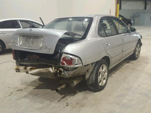 3N1CB51D94L485675 - 2004 NISSAN SENTRA SILVER photo 4