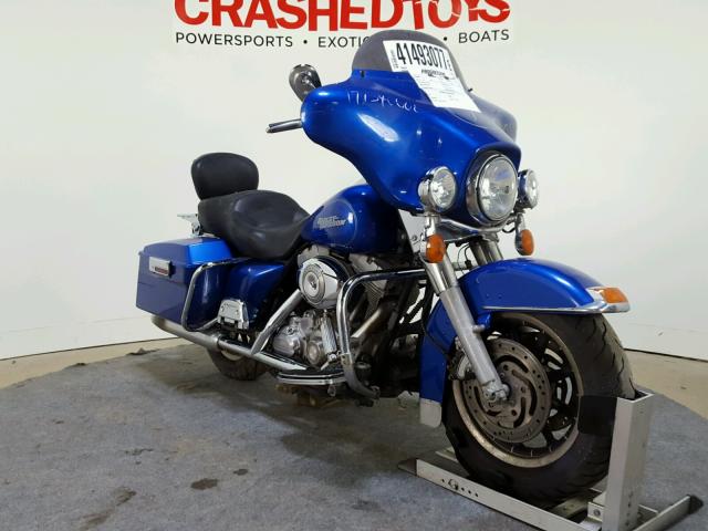 1HD1FV4107Y617492 - 2007 HARLEY-DAVIDSON FLHT BLUE photo 2