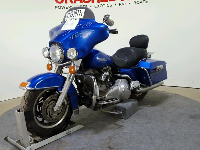 1HD1FV4107Y617492 - 2007 HARLEY-DAVIDSON FLHT BLUE photo 4