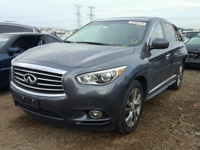 5N1AL0MMXDC321133 - 2013 INFINITI JX35 BASE GRAY photo 2