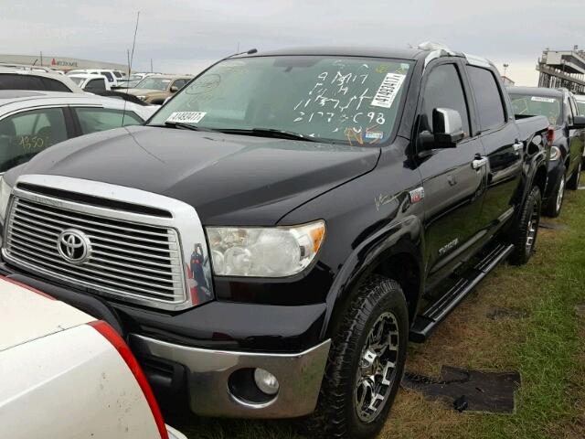 5TFEY5F15CX116771 - 2012 TOYOTA TUNDRA CRE BLACK photo 2