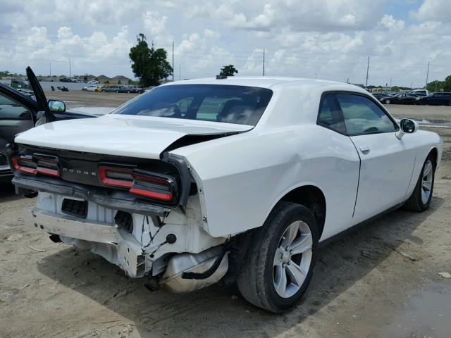 2C3CDZAG2FH750185 - 2015 DODGE CHALLENGER WHITE photo 4