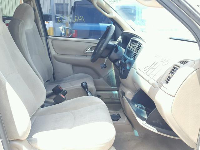 4F2YU07B91KM56132 - 2001 MAZDA TRIBUTE DX 奶油色 照片 5