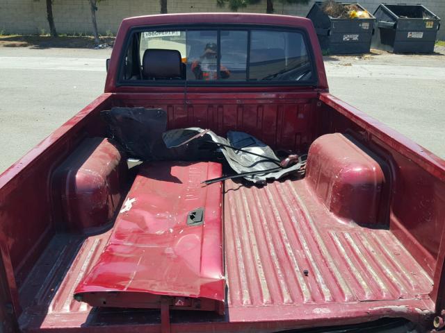 1N6SD11S2MC427037 - 1991 NISSAN TRUCK SHOR RED photo 6