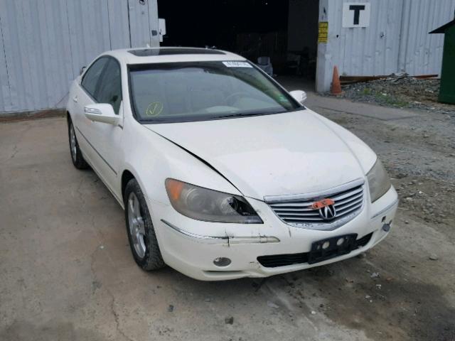 JH4KB16535C010117 - 2005 ACURA RL WHITE photo 1