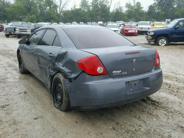 1G2ZF58B974235819 - 2007 PONTIAC G6 VALUE L GRAY photo 3