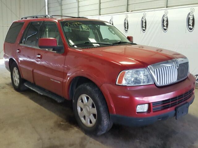 5LMFU27586LJ03484 - 2006 LINCOLN NAVIGATOR RED photo 9