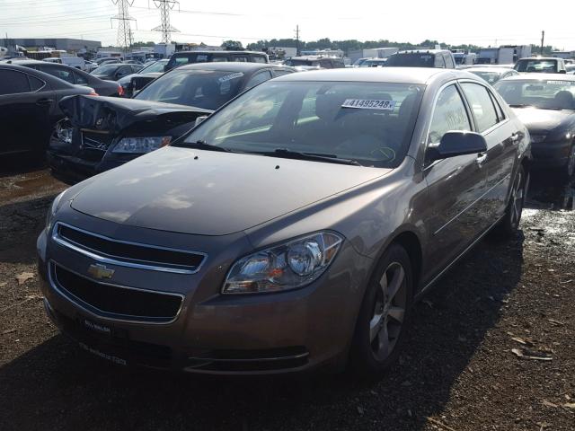 1G1ZC5E07CF145034 - 2012 CHEVROLET MALIBU 1LT BEIGE photo 2
