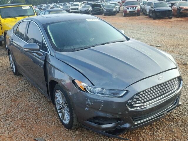 3FA6P0HR5DR188020 - 2013 FORD FUSION SE GRAY photo 1