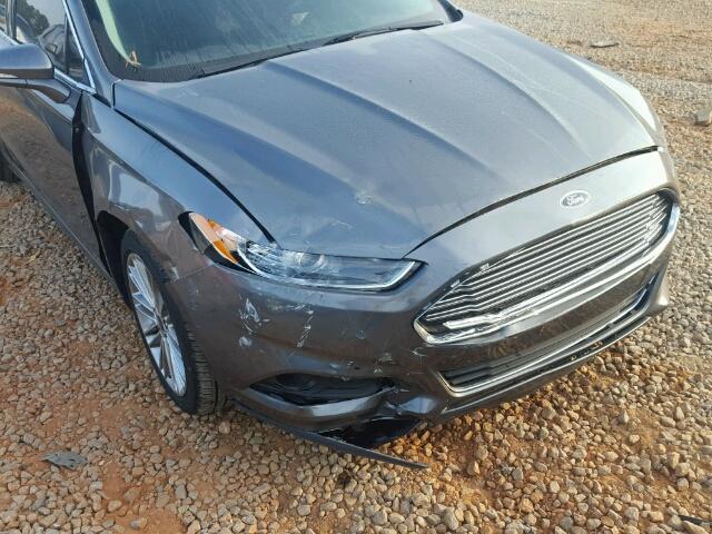 3FA6P0HR5DR188020 - 2013 FORD FUSION SE GRAY photo 9