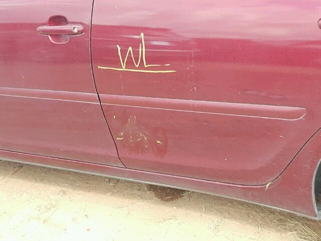 4T1BE32K66U132042 - 2006 TOYOTA CAMRY LE 红色 照片 9