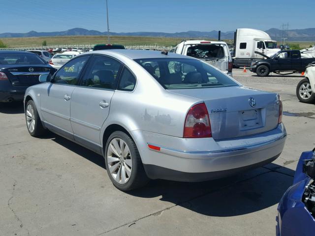 WVWRH63B14P053805 - 2004 VOLKSWAGEN PASSAT GLX SILVER photo 3