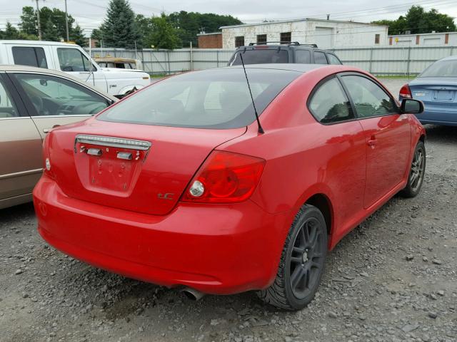 JTKDE177X50051971 - 2005 TOYOTA SCION TC 红色 照片 4