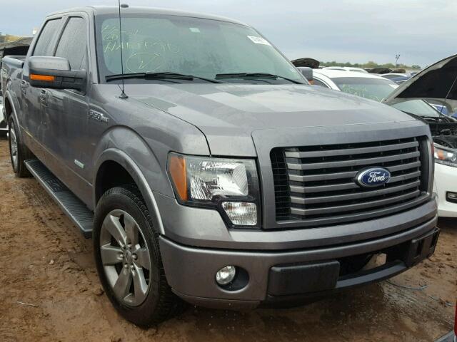 1FTFW1CT9CKD51910 - 2012 FORD F150 SUPER GRAY photo 1