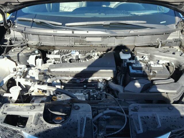 5N1AT2MT4EC787418 - 2014 NISSAN ROGUE S BLACK photo 7