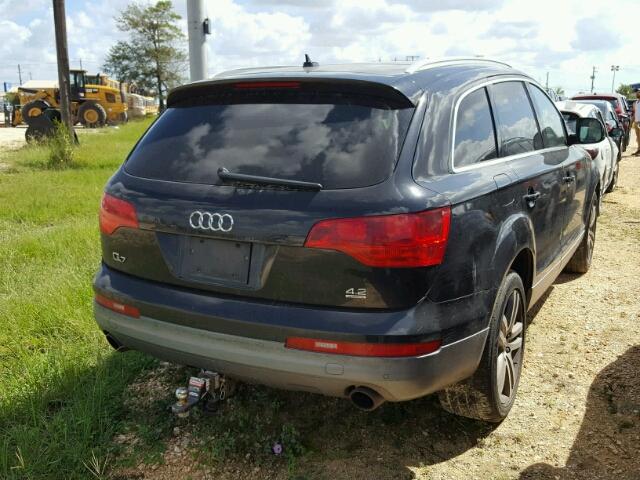 WA1BV74L37D059340 - 2007 AUDI Q7 4.2 QUA BLACK photo 4