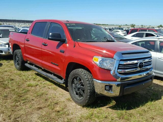 5TFEW5F13HX214789 - 2017 TOYOTA TUNDRA RED photo 1